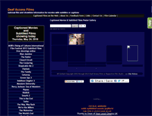 Tablet Screenshot of deafaccessfilms.com